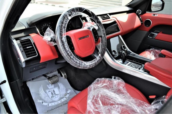 أبيض Range Rover Sport, 2020 للإيجار في دبي 0