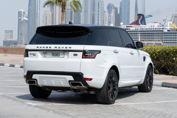 White Range Rover Sport, 2020 for rent in Dubai 5