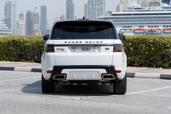 White Range Rover Sport, 2020 for rent in Dubai 7