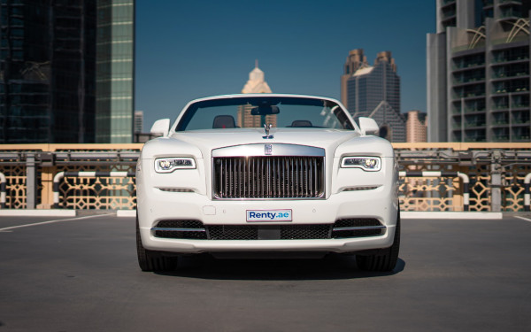 White Rolls Royce Dawn, 2018 for rent in Dubai 0
