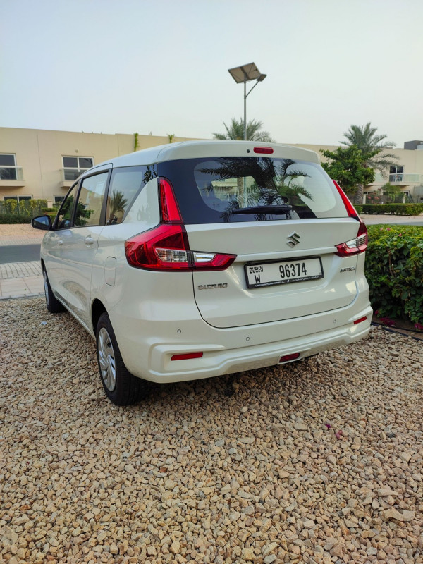 White Suzuki Ertiga, 2022 for rent in Dubai 3