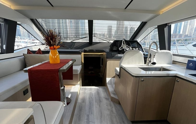 Sky Walker Ava 52 ft Power boat in Dubai Harbour for rent in Dubai