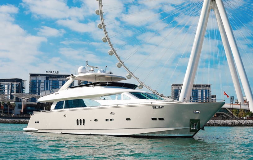 Motorboot Etoupe A3 98 ft in Dubai Harbour te huur in Dubai