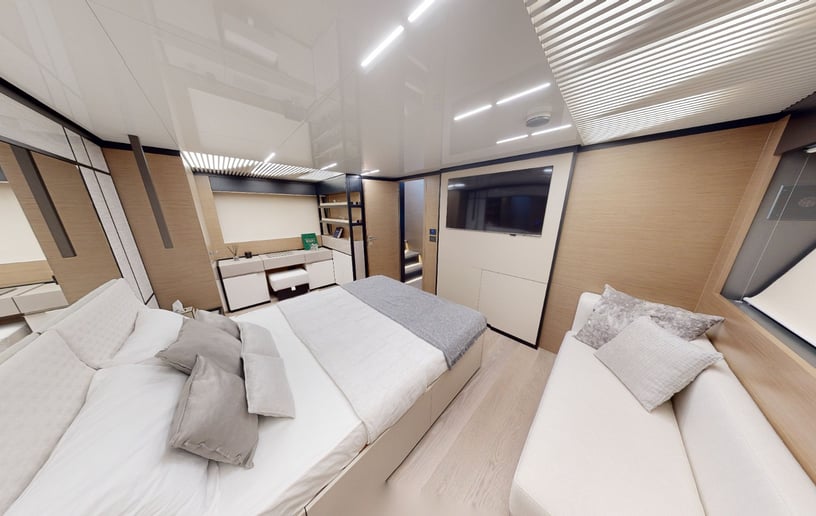 Ferretti 78 футов Моторная лодка в Dubai Harbour для аренды в Дубай