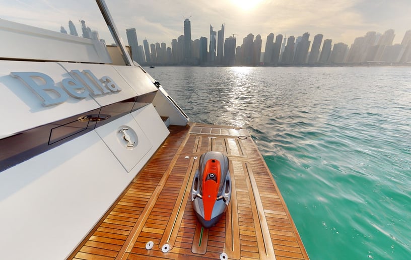 Motorboot Galeon 78 ft in Dubai Harbour te huur in Dubai