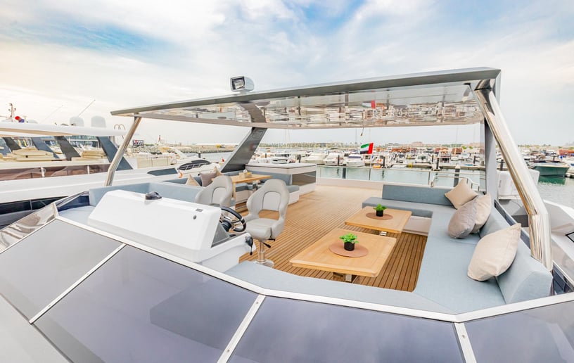 Catamaran Sky Walker Infinity 60 ft in Dubai Harbour te huur in Dubai