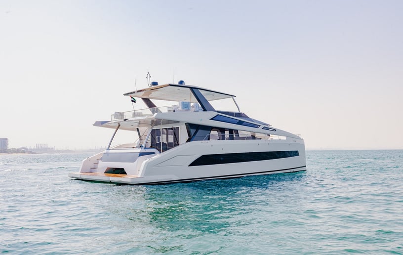 Catamaran Sky Walker Infinity 60 ft in Dubai Harbour te huur in Dubai