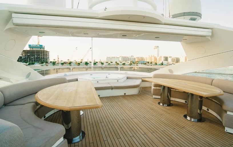 Sunseeker Lucien 131 ft Power boat in Dubai Harbour for rent in Dubai 6