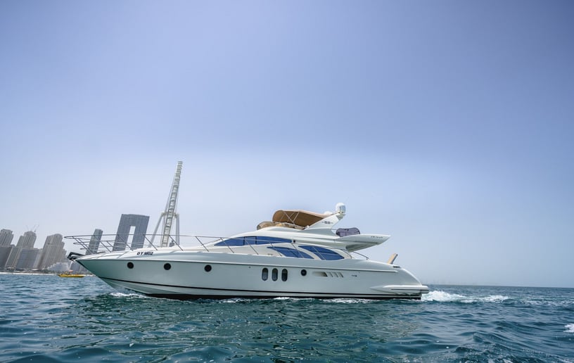 Motorboot Azimut Lucky Star 62 ft in Dubai Harbour te huur in Dubai