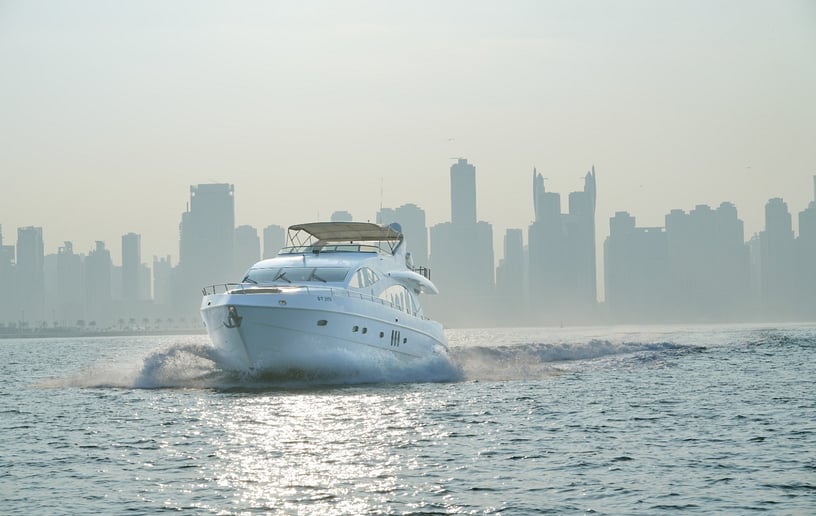 Motorboot Majesty with Jacuzzi 88 ft in Dubai Harbour te huur in Dubai