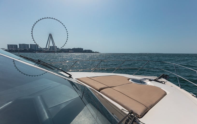 Oryx Viktoriia 46 Fuß Motorboot in Dubai Harbour  zur Miete in Dubai