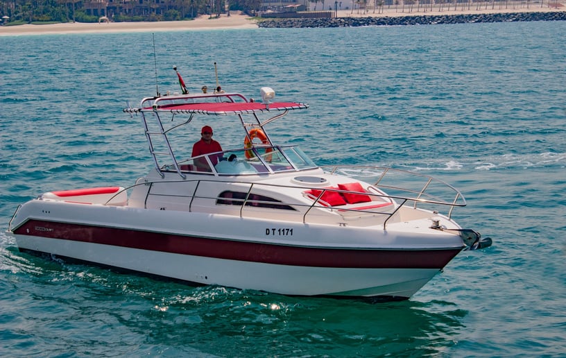 Motorboot Silver Craft X5 35 ft in Dubai Marina te huur in Dubai