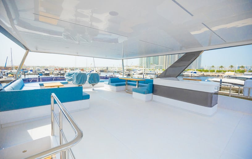 Sky Walker Aquila 60 ft Catamaran in Dubai Harbour for rent in Dubai