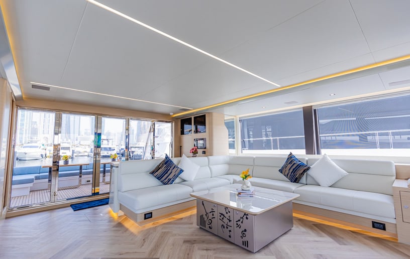 Sky Walker Volare 60 футов Катамаран в Dubai Harbour для аренды в Дубай