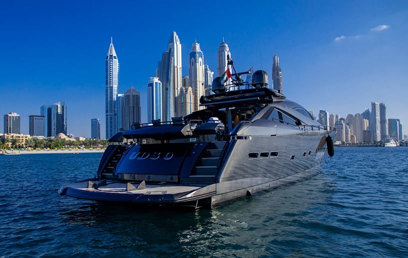 Motorboot Sunseeker Predator UD30 95 ft in Dubai Marina te huur in Dubai