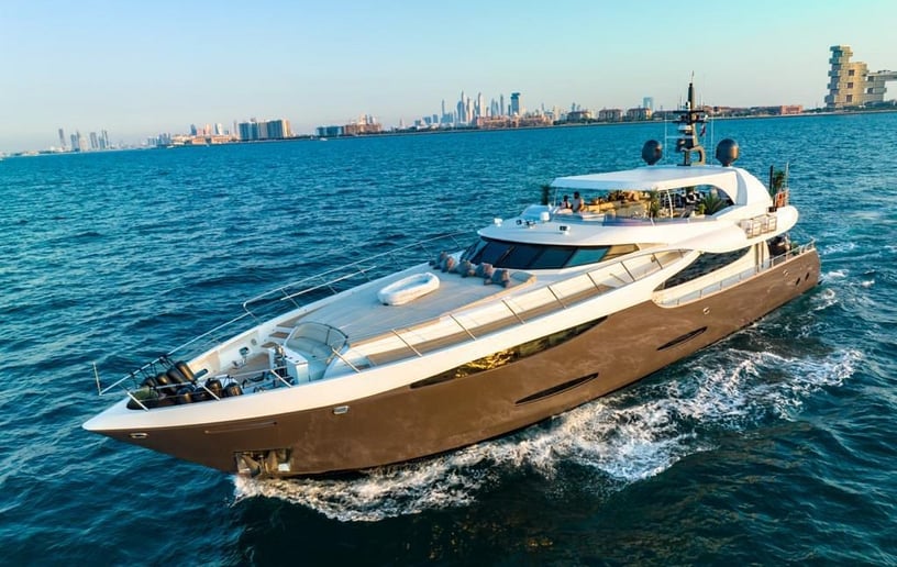 Motorboot Nedship Tatti 110 ft in Dubai Harbour te huur in Dubai