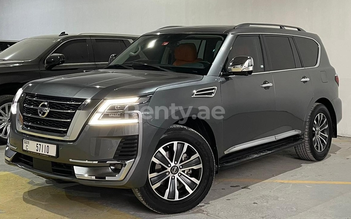 Rent a Nissan Armada Grey 2020 ID 02692 in Dubai Renty.ae