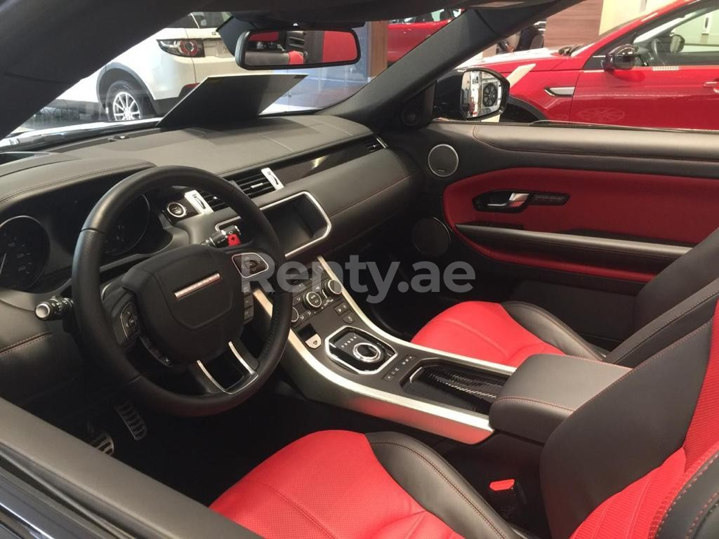 Rent A Schwarz Range Rover Evoque 2021 Id 03683 In Dubai Renty Ae