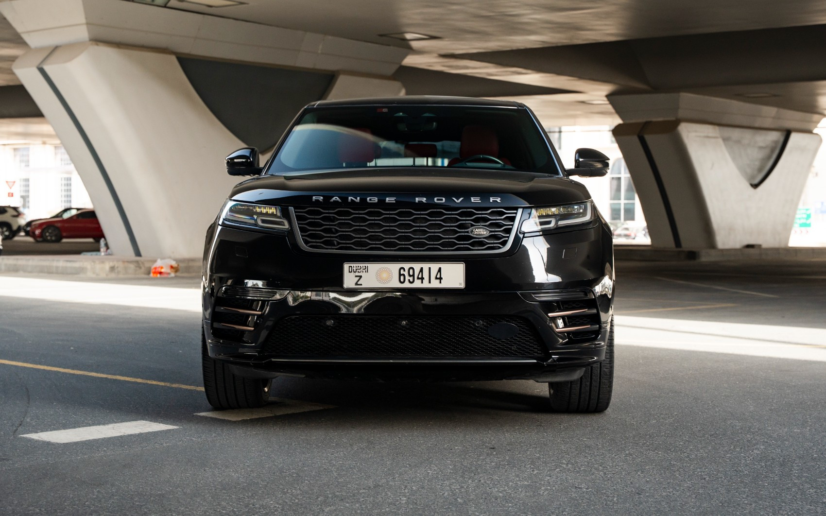 Range Rover Velar Blak Rent a Range Rover Velar (Black), 2021 ID-06299, in Dubai - Renty.ae