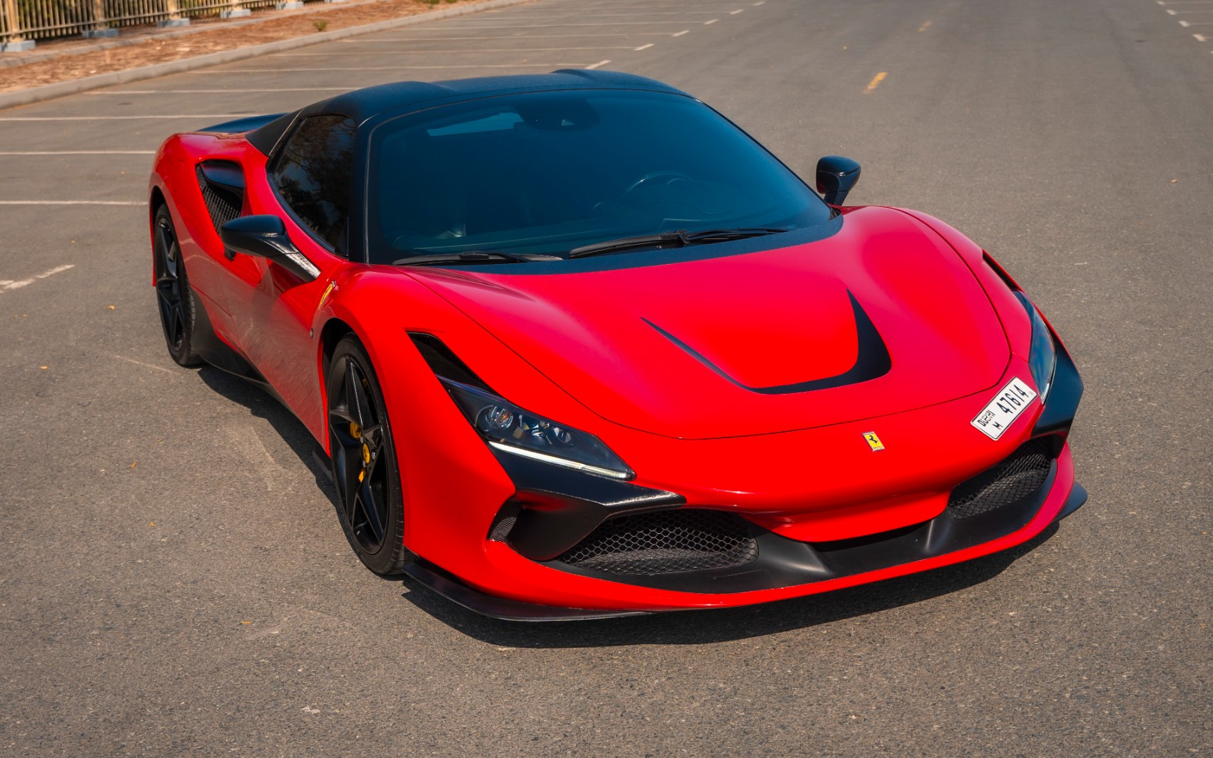 Red Ferrari Rent Rent a Ferrari F8 Tributo Spider (Red), 2022 ID-04983, in Dubai - Renty.ae