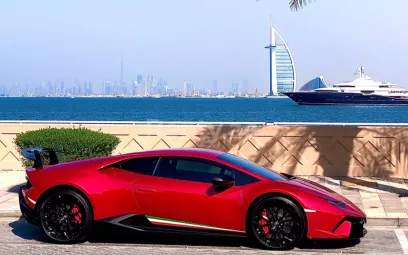 Lamborghini Huracan Performante (Rot), 2019  zur Miete in Dubai