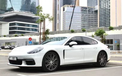 Porsche Panamera (White), 2018 for rent in Dubai