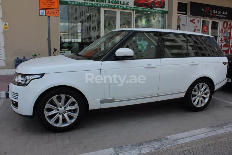 Range Rover Vogue (White), 2017 for rent in Dubai
