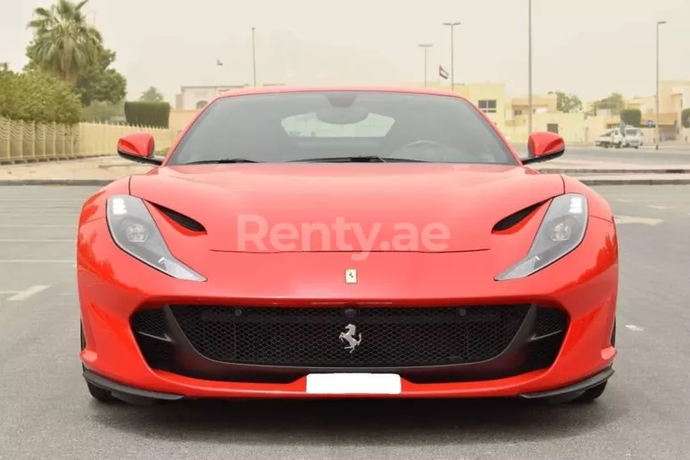 Ferrari 812 Superfast (Red), 2019 for rent in Dubai