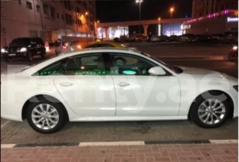 Audi A6 (Wei&szlig;), 2018  zur Miete in Dubai