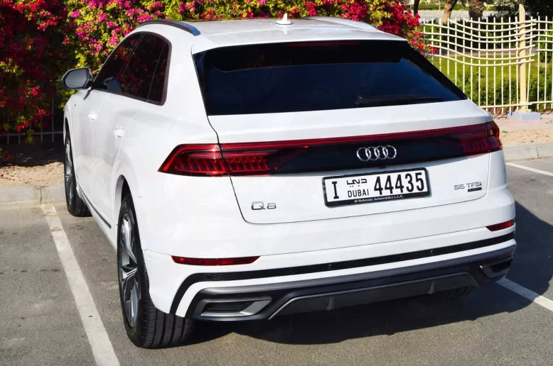 Audi Q8 (White), 2019 for rent in Dubai
