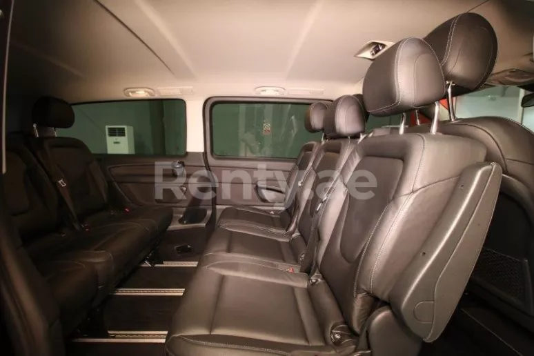Mercedes V250 (Black), 2018 for rent in Dubai