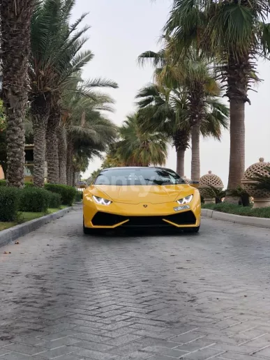 Lamborghini Huracan (Желтый), 2018 для аренды в Дубай