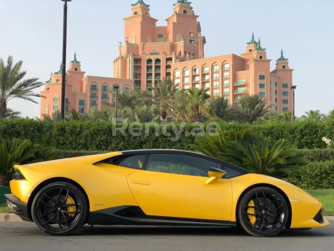 Lamborghini Huracan (Желтый), 2018 для аренды в Дубай