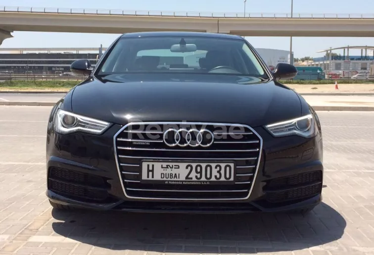 إيجار Audi A6 2,8 quatrro (أسود), 2018 في دبي