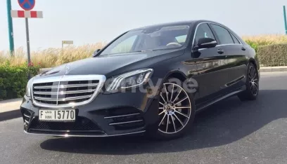 Mercedes S Class (Black), 2018 for rent in Dubai