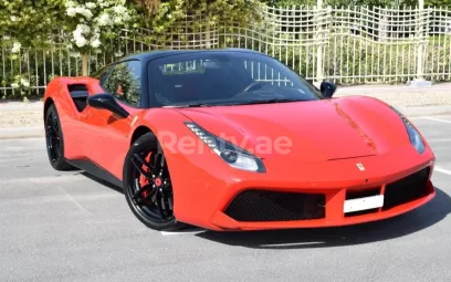 Ferrari 488 Spider (Red), 2018 for rent in Dubai