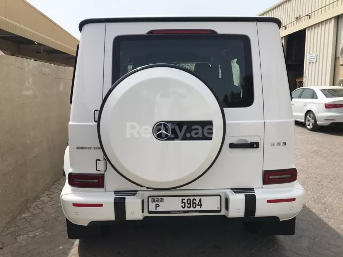 إيجار مرسيدس G63 AMG (أبيض), 2019 في دبي