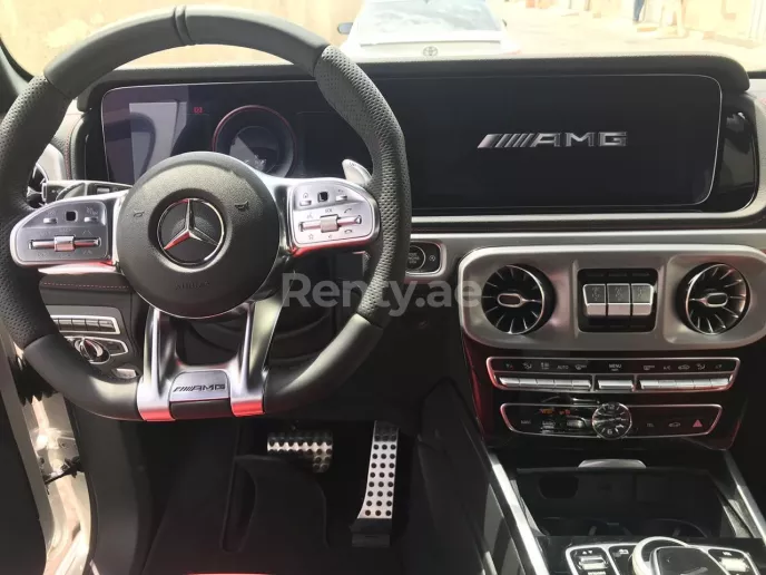 إيجار مرسيدس G63 AMG (أبيض), 2019 في دبي