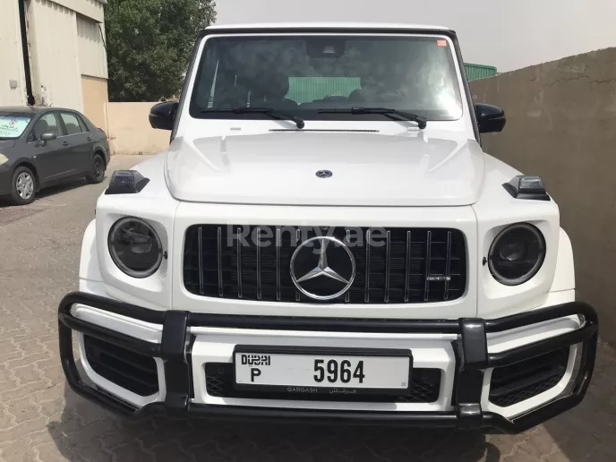 إيجار مرسيدس G63 AMG (أبيض), 2019 في دبي