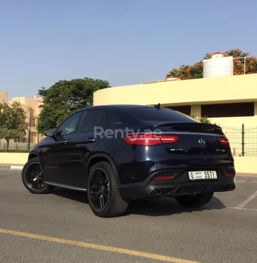 Mercedes GLE 63AMG (Черный), 2018 для аренды в Дубай