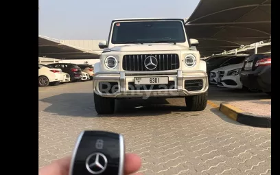 إيجار مرسيدس G63 (أبيض), 2019 في دبي
