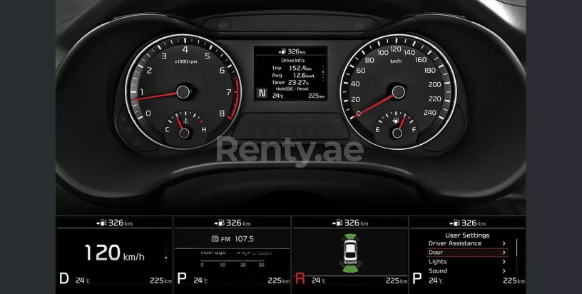 KIA Cerato (Черный), 2020 для аренды в Дубай
