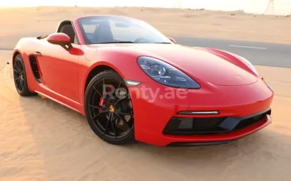 Porsche Boxster (Rot), 2018 zur Miete in Dubai