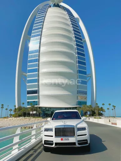 Rolls Royce Cullinan (White), 2020 for rent in Dubai