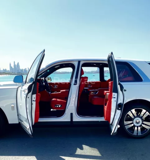 Rolls Royce Cullinan (White), 2020 for rent in Dubai