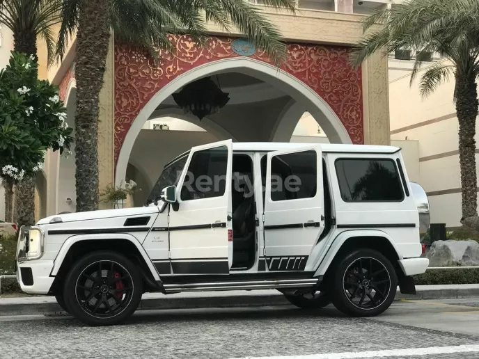 إيجار مرسيدس G 63 edition (أبيض), 2016 في دبي