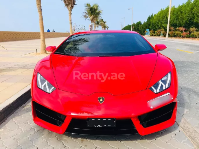 Lamborghini Huracan (Rot), 2017  zur Miete in Dubai
