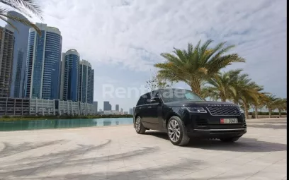 Abu Dabi'de kiralık Range Rover Vogue (Siyah), 2019
