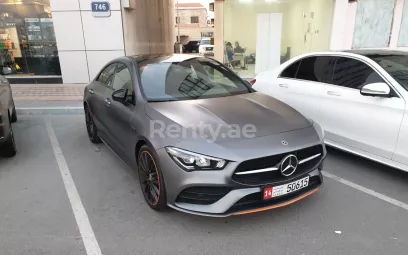 Mercedes CLA (Grey), 2020 for rent in Abu Dhabi