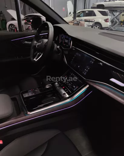 Audi Q8 (Silver), 2019 for rent in Dubai